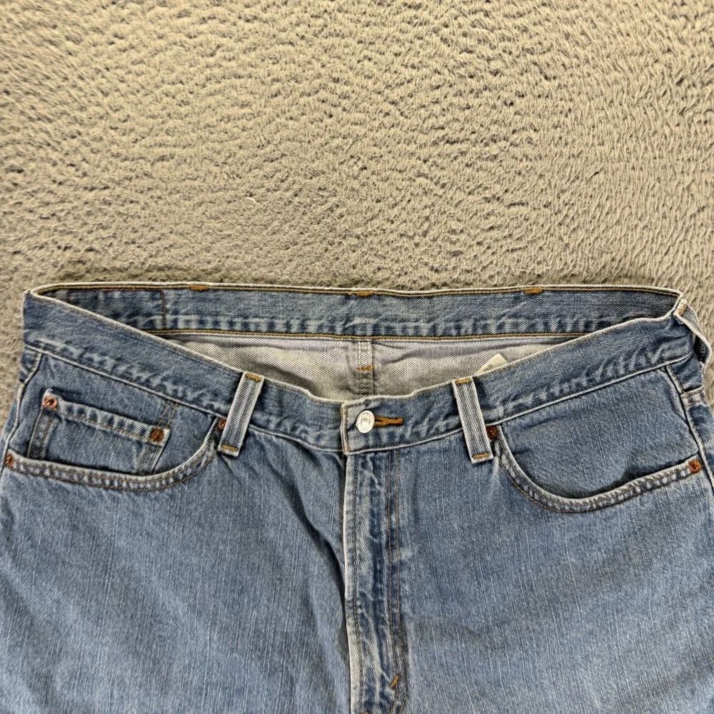 Vintage Levi's 550‎ Shorts Mens 40 Blue Cotton Denim Bermuda Relaxed Workwear